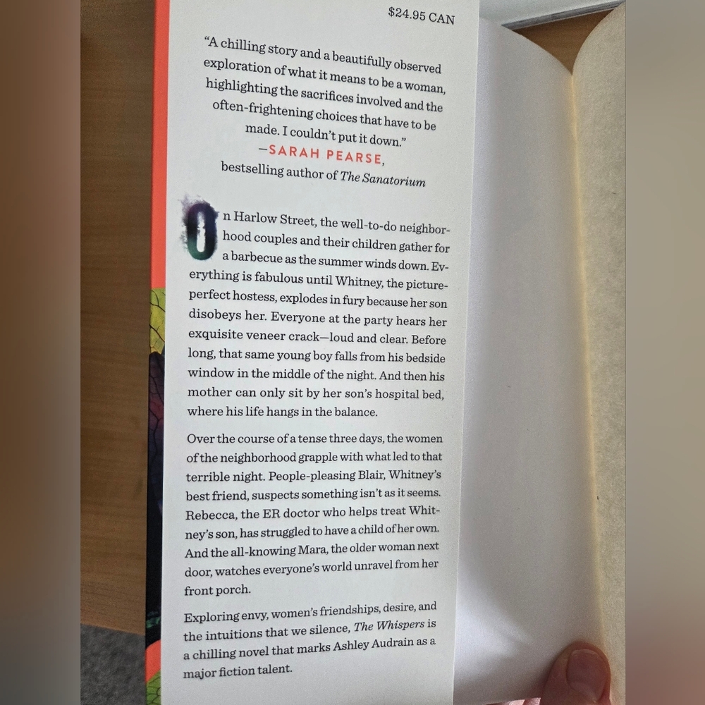 The Whispers by Ashley Audrain Book - Picture 2 of 2